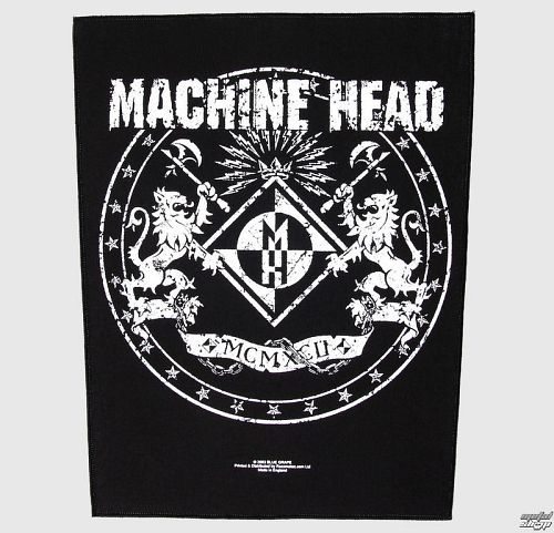 nášivka veľká Machine Head - Crest - RAZAMATAZ - BP644