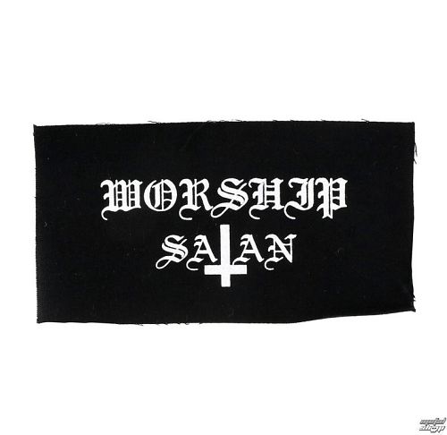 nášivka Worship satan - Ns-330
