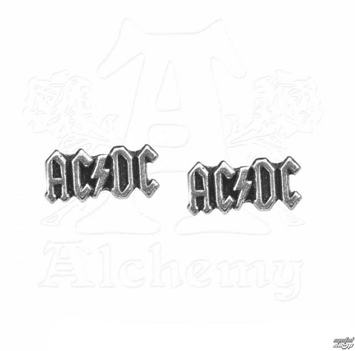 náušnice AC/DC - Logo - ALCHEMY GOTHIC - PE4