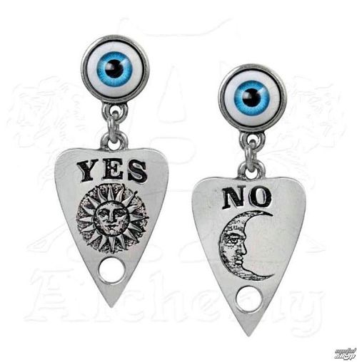 náušnice ALCHEMY GOTHIC - Ouija Planchette - E396