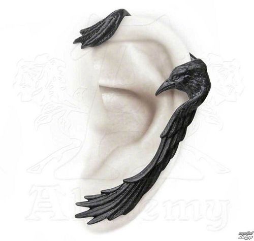 náušnice ALCHEMY GOTHIC - Raven - E355