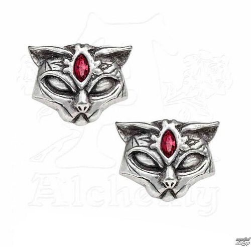 náušnice ALCHEMY GOTHIC - Sacred Cat - E406