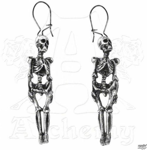 náušnice ALCHEMY GOTHIC - Skeleton - E9