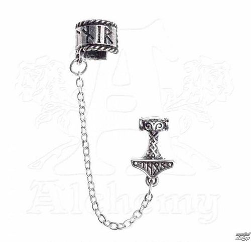 náušnice ALCHEMY GOTHIC - Thor Donner Earcuff - E381