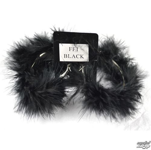 náušnice POIZEN INDUSTRIES - FF1 - Feather - Black