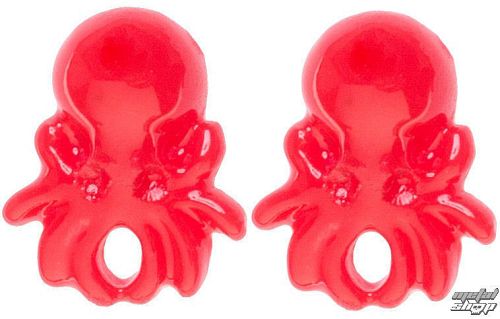 náušnice SOURPUSS - Octopus - Red - SPEA21