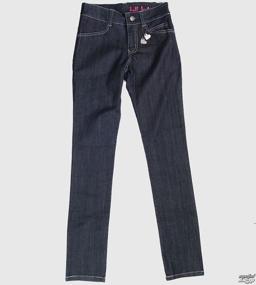 nohavice dámske HELL BUNNY - Blue - 5081