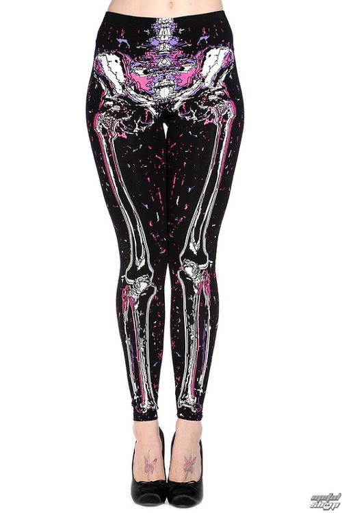 nohavice dámske (legíny) BANNED - Xray - Black - LBN1117