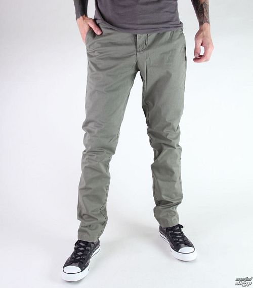 nohavice pánske GLOBE - Goodstock Chino - Ivy