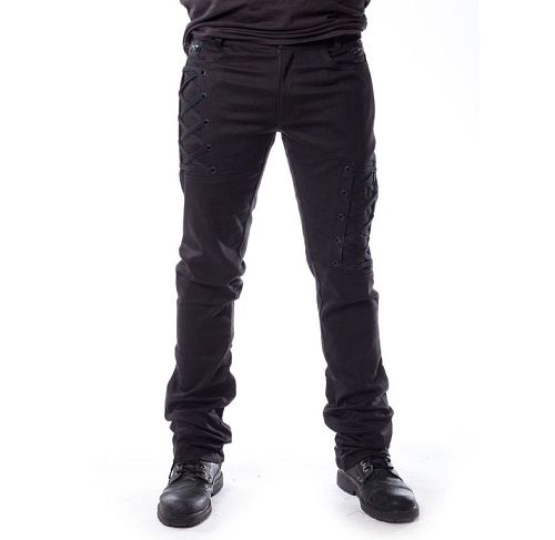 nohavice pánske VIXXSIN - JESSE - BLACK - POI603