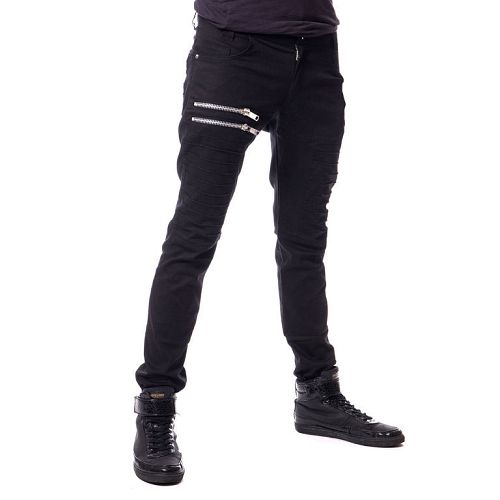 nohavice pánske Vixxsin - LANCE - BLACK - POI345
