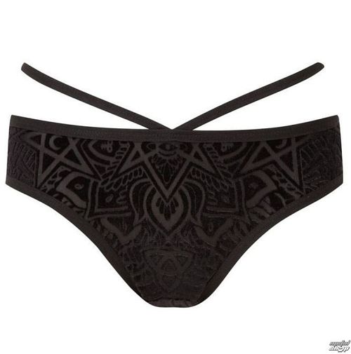 nohavičky dámske KILLSTAR - Burn Baby - Black - KIL330