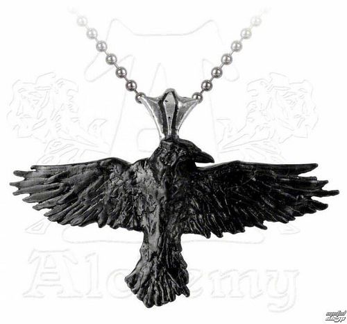 obojok ALCHEMY GOTHIC - Black Raven - P193