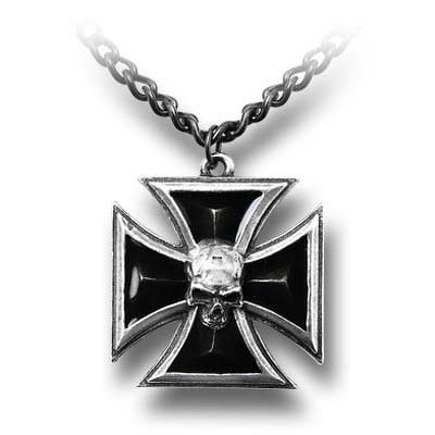 obojok Black Knight's Cross ALCHEMY GOTHIC - P617