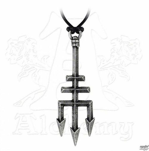 obojok Black Trinity Trident - ALCHEMY GOTHIC - P686