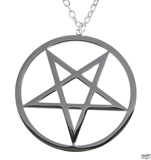 obojok ETNOX - Big Plain Pentagram - SK4102A