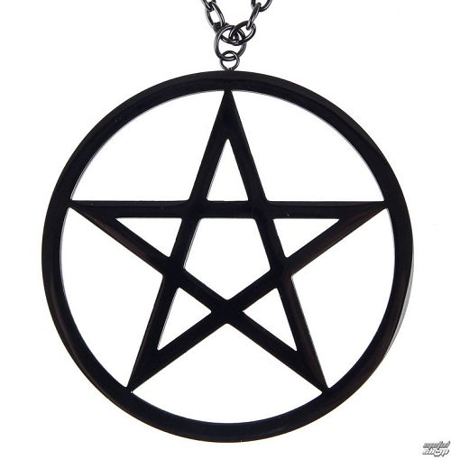 obojok ETNOX - Big Plain Pentagram - SK4103B