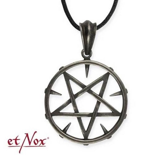 obojok ETNOX - Dirty Spiky Pentacle - SK067O