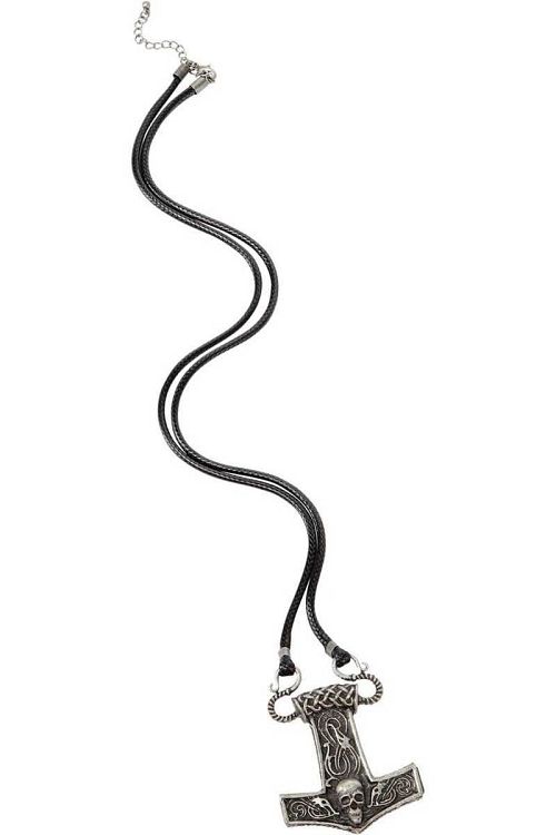 obojok KILLSTAR - Mjolnir Hammer - SILVER - KSRA000819