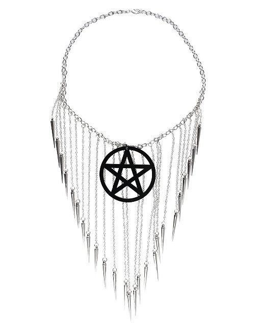 obojok Luciferothica - Pentagram Black - LUC013