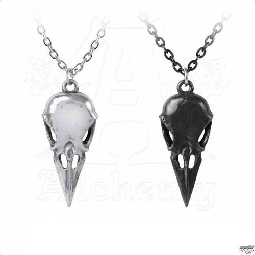 obojok (sada 2ks) ALCHEMY GOTHIC - Coeur Crane - P834