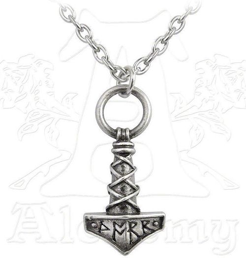 obojok Thors Hammer Amulet - ALCHEMY GOTHIC - P696