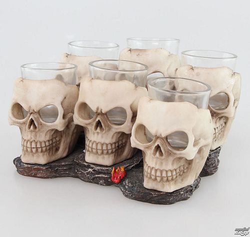 panáky (sada) Skulls - 816-4534