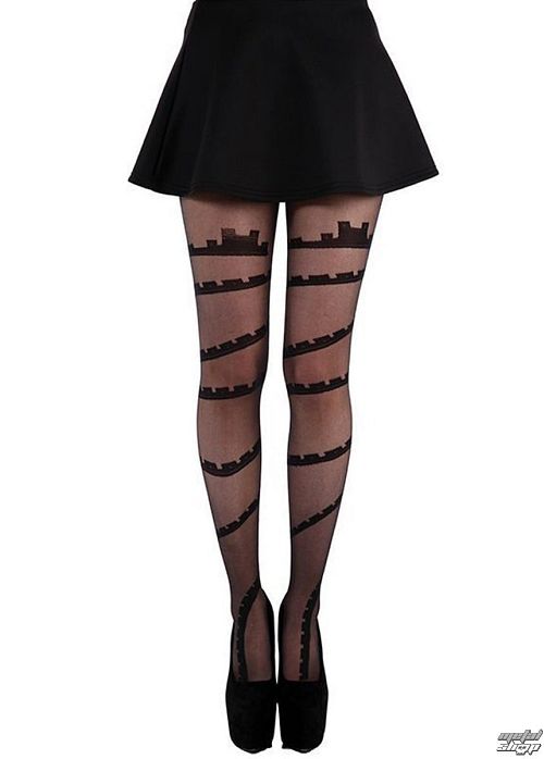 pančucháče PAMELA MANN - Gothic Castle - Black - PM261