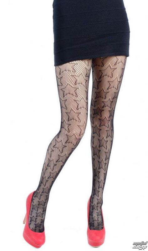 pančucháče PAMELA MANN - Star Net Tights - Black - 112