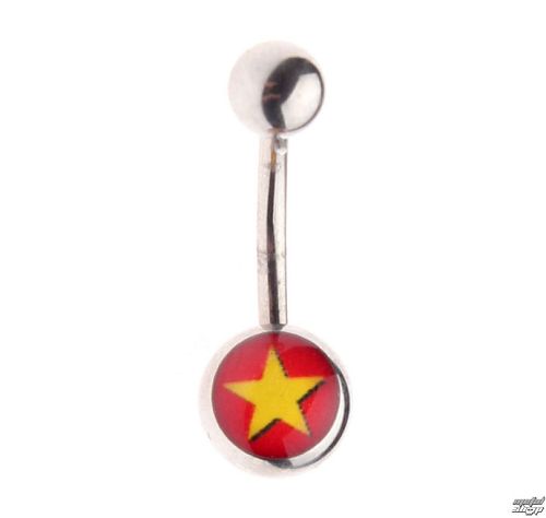 piercingový šperk - Star / Red - IV043