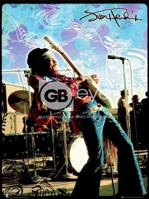 plagát - JIMI HENDRIX live - LP1270 - GB posters