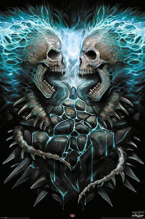 plagát Spiral - Flaming Spine - PP33925