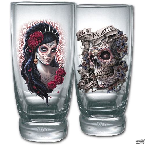 poháre (sada 2ks) SPIRAL - DAY OF THE DEAD - K026A001