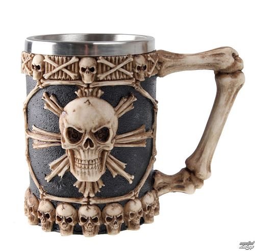 polliter Large Tankard Of Skulls - NEM3722