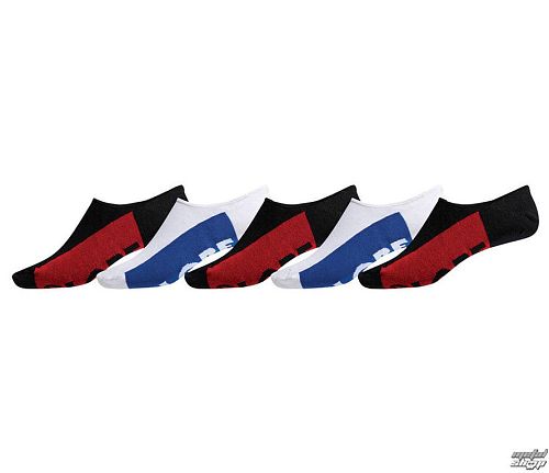 ponožky GLOBE - INVISIBLE SOCKS 5 PACK - Black/White