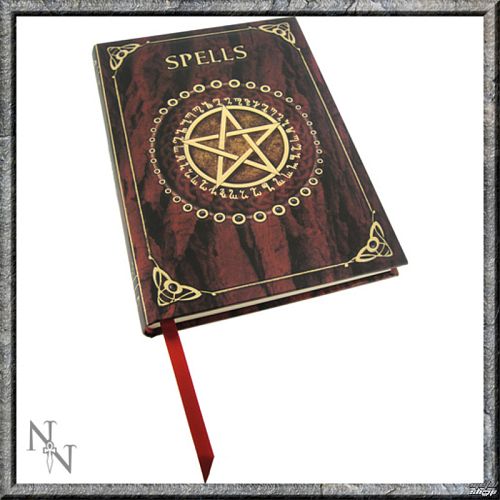 poznámkový blok Embossed Spell - Red - B0145A3