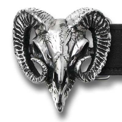 pracka Ram's Skull ALCHEMY GOTHIC - B95