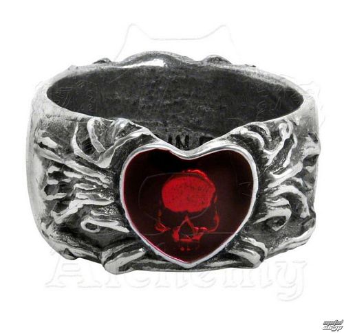 prsteň ALCHEMY GOTHIC - Broken Heart - R123
