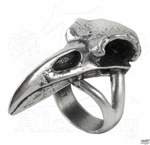 prsteň ALCHEMY GOTHIC - Rabeschadel - Raven - R201