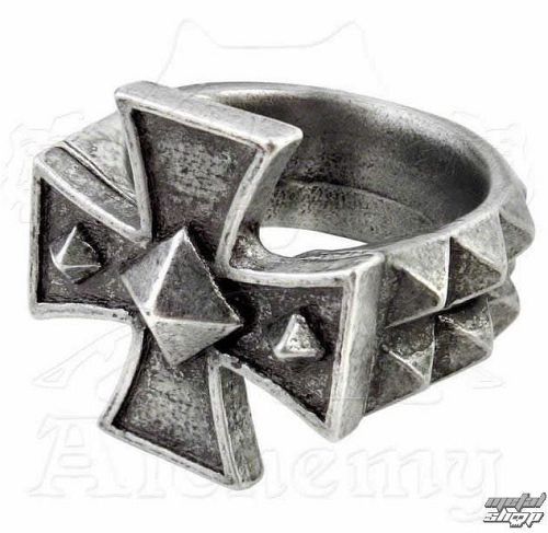 prsteň Cross Of Iron - ALCHEMY GOTHIC - R196