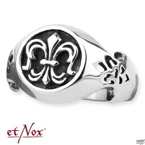 prsteň ETNOX - Steel Lily - SR1168