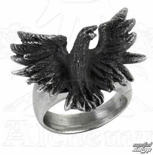 prsteň Flocking Raven - ALCHEMY GOTHIC - R197