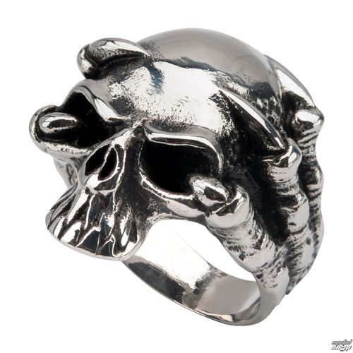 prsteň INOX - SKULL - FR365