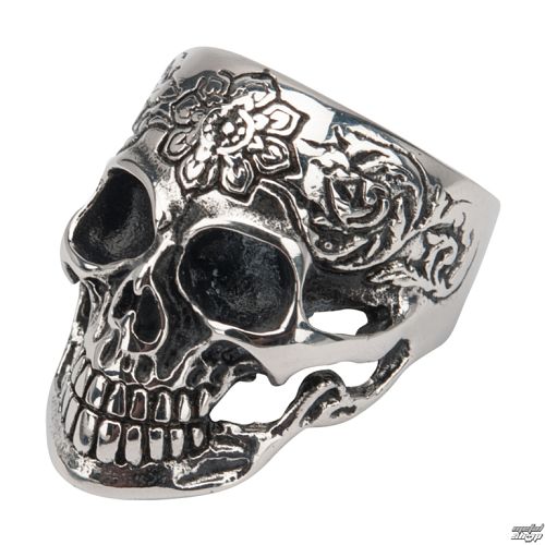 prsteň INOX - SKULL - FR838