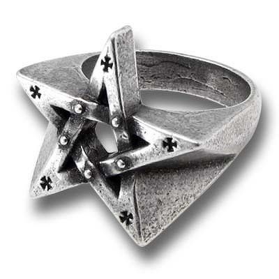 prsteň Pentagration ALCHEMY GOTHIC - R175