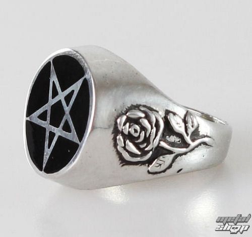 prsteň Roseus Pentagram ALCHEMY GOTHIC - R23