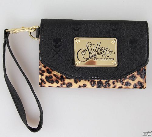 puzdro na IPHONE 5 (peňaženka) SULLEN - LEOPARD LOGO