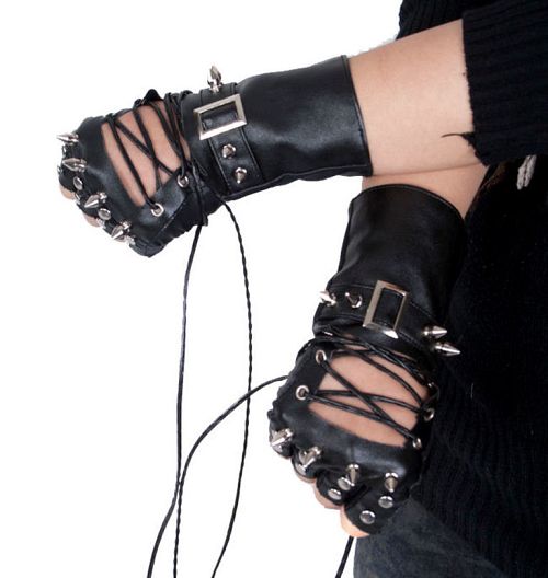 rukavice PUNK RAVE - Fetishist - S-104