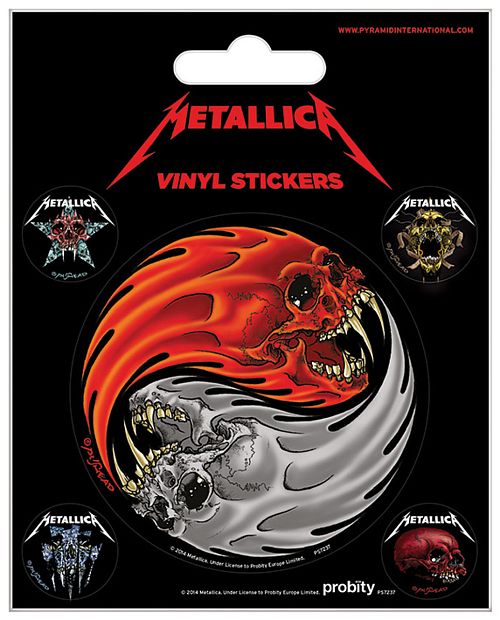 samolepky Metallica - PYRAMID POSTERS - PS7237