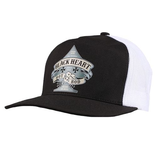 šiltovka BLACK HEART - BELL - WHITE - BH183